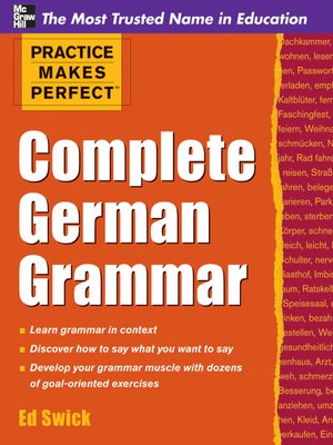 practice makes perfect complete german all in one